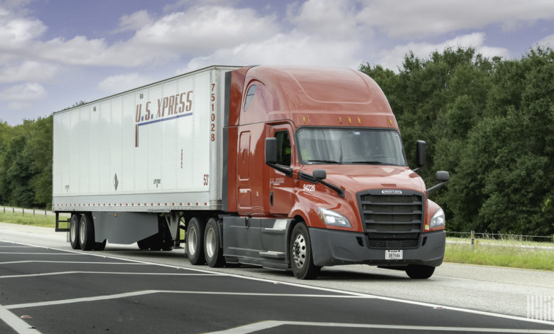 U.S. Express Long Haul Truck